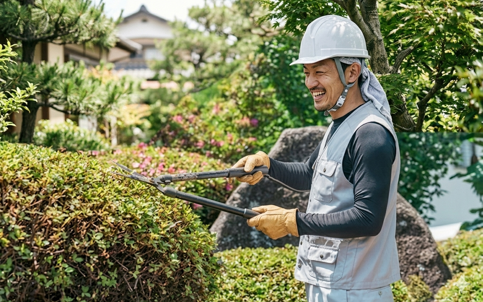 城南造園の現場風景